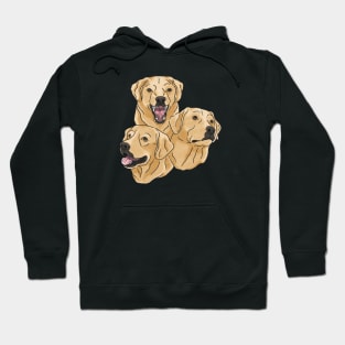 Labrador Retriever Heads Hoodie